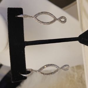NWOT Pave Earrings